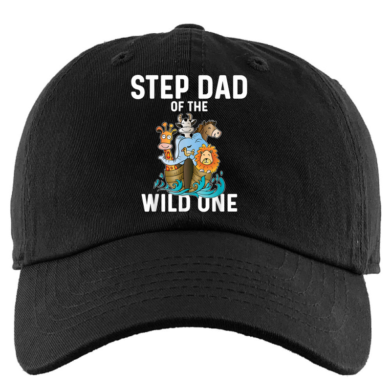 Mens Step Dad Of The Wild One Zoo Animals Ship Theme Kids Cap by Madam | Artistshot