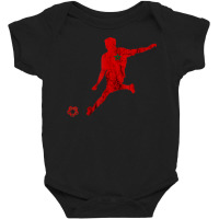 Morroco Moroccan Roots Moroccan Flag Moroccan Soccer Player Baby Bodysuit | Artistshot