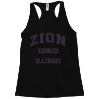 Zion Illinois Il Vintage State Athletic Style Racerback Tank | Artistshot