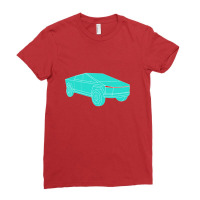 Cybertrucks Cyber Tech Futuristic Bulletproof Truck Auto Car Ladies Fitted T-shirt | Artistshot