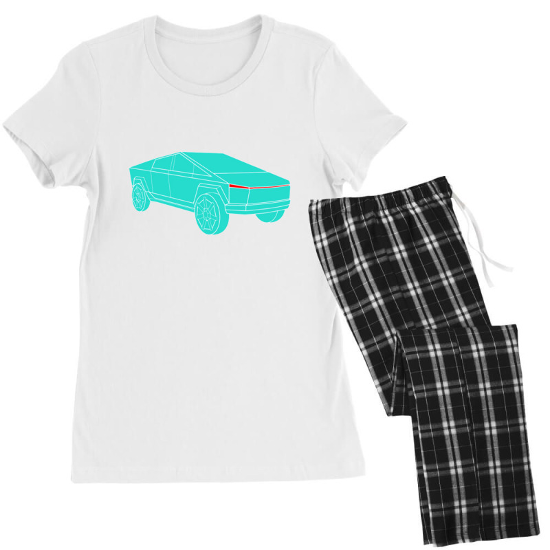 Cybertrucks Cyber Tech Futuristic Bulletproof Truck Auto Car Women's Pajamas Set by cm-arts | Artistshot