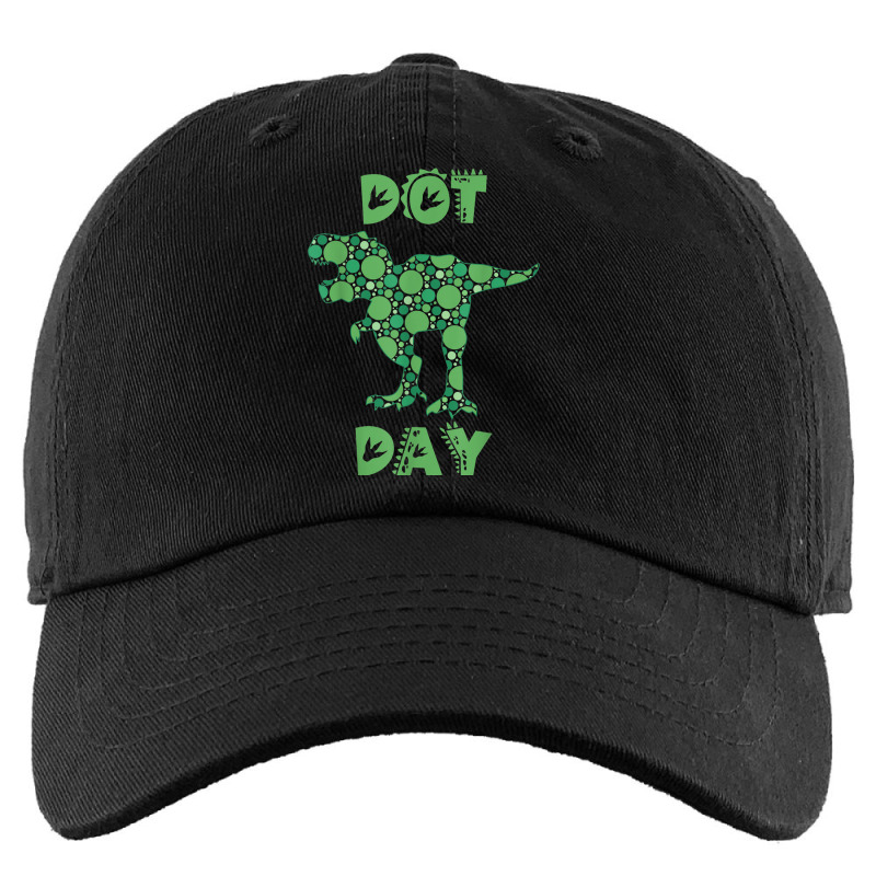 International Dot Day Green Polka Dot T Rex Dinosaur Kids Kids Cap by Prismatic | Artistshot