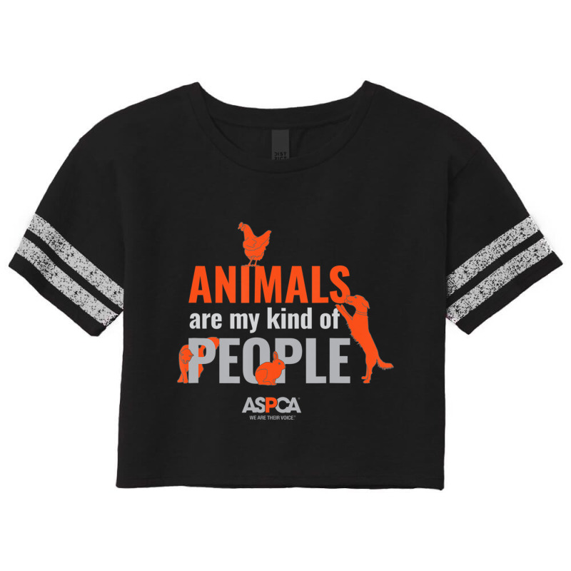 Aspca Animals Are My Kind Of People Dark Scorecard Crop Tee by King Davila | Artistshot