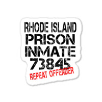 Halloween Rhode Island Prisoner Party Costume Tshirt Sticker | Artistshot