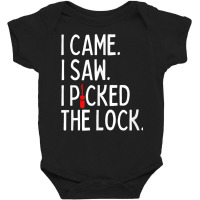 Funny Locksmith Lockpicking Lockpicker Humor Baby Bodysuit | Artistshot