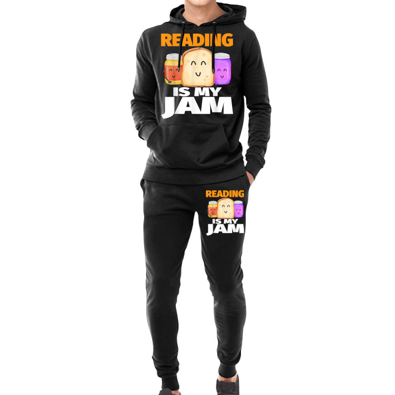 Reading Is My Jam Funny I Love To Read Books Gif Hoodie & Jogger Set | Artistshot