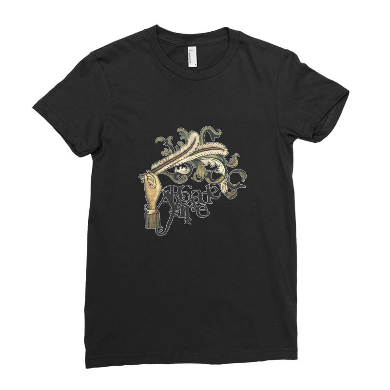 Arcade Fire Funeral Classic 1 Ladies Fitted T-Shirt by PAULEDWARDSCROGGINS | Artistshot