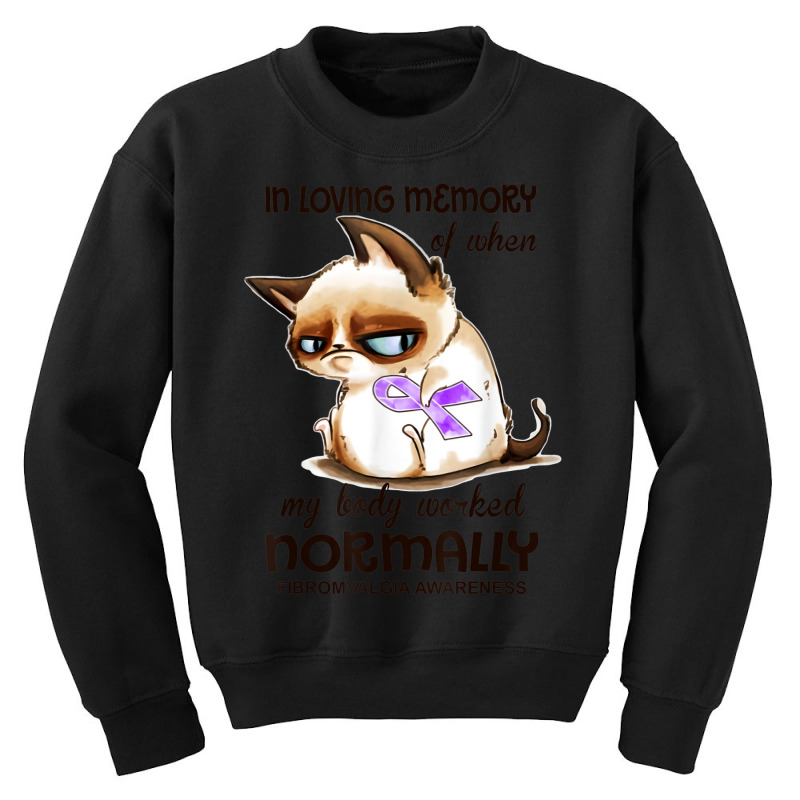 In Loving Memory Of When My Body Worked Normally Youth Sweatshirt by Lambent | Artistshot