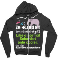 Zoologist Definition Zoology Zookeeper Wildlife T Shirt Zipper Hoodie | Artistshot