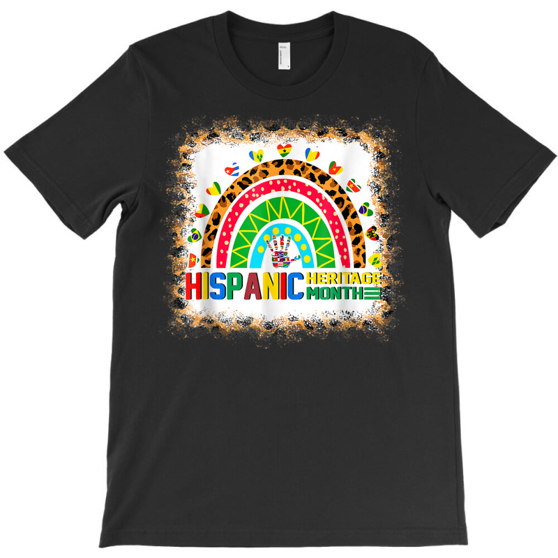 Countries Flags Latinx Boho Rainbow Hispanic Heritage Month T-Shirt by Amenity | Artistshot