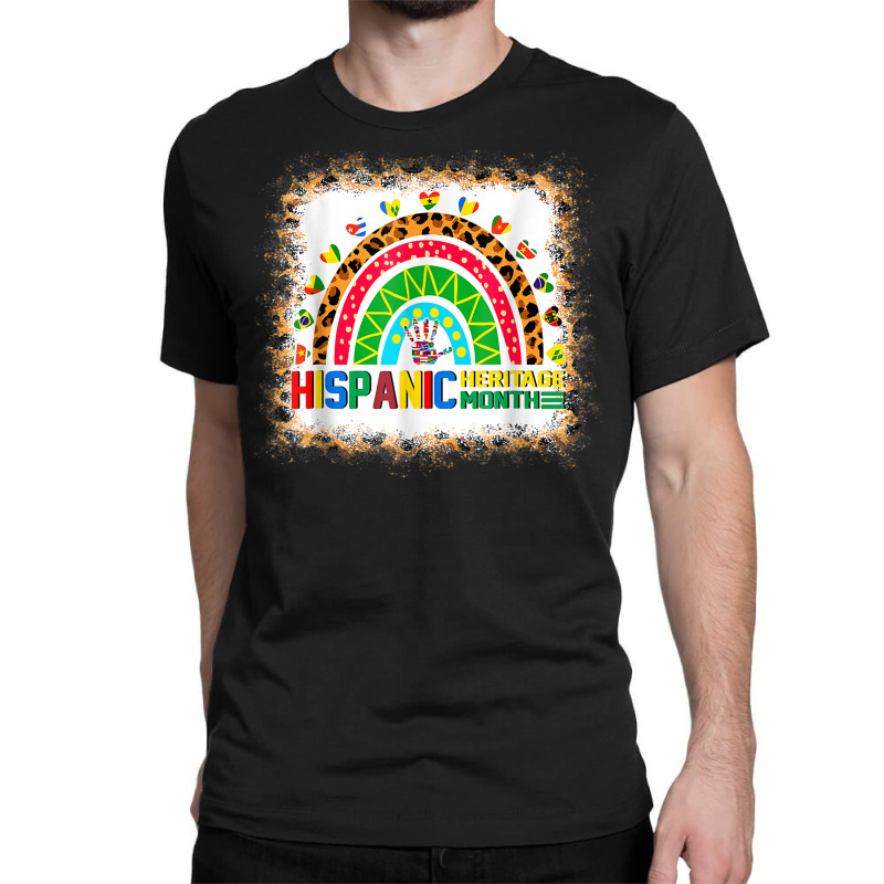 Countries Flags Latinx Boho Rainbow Hispanic Heritage Month Classic T-shirt by Amenity | Artistshot