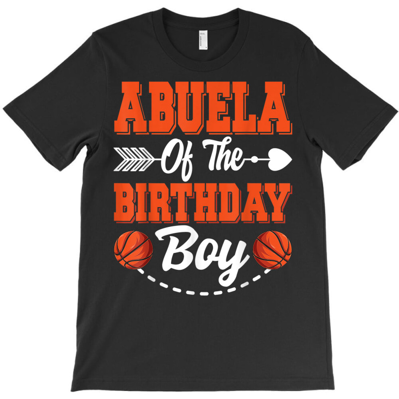 Abuela Of The Birthday Boy Basketball Matching Family Party T-shirt | Artistshot