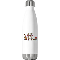 Peanuts Meet The Dead Active Stainless Steel Water Bottle | Artistshot