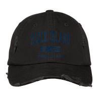 Block Island Rhode Island Ri Vintage Athletic Sports Design Vintage Cap | Artistshot