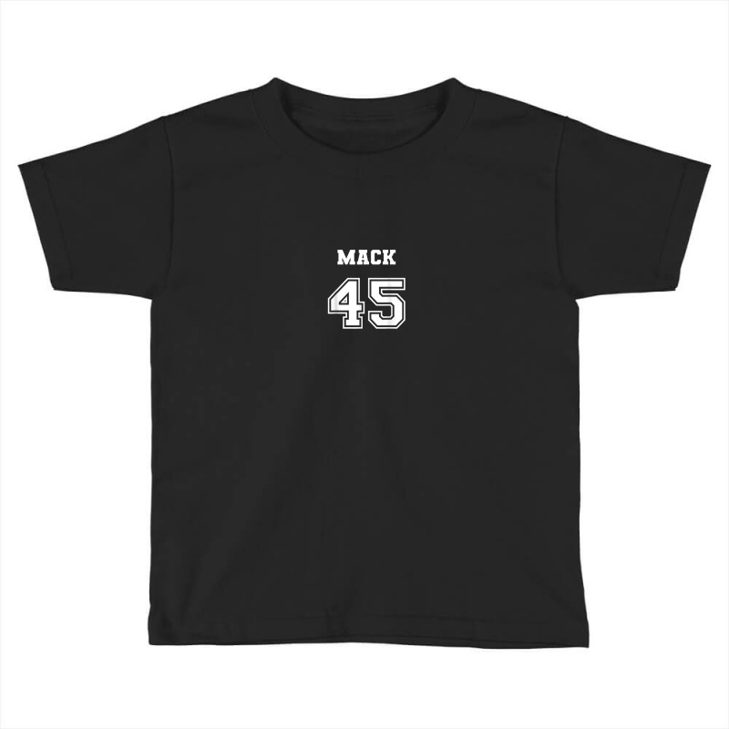 Jersey Style Mack Name Nickname 1945 45 Birthday Toddler T-shirt by Carnations | Artistshot