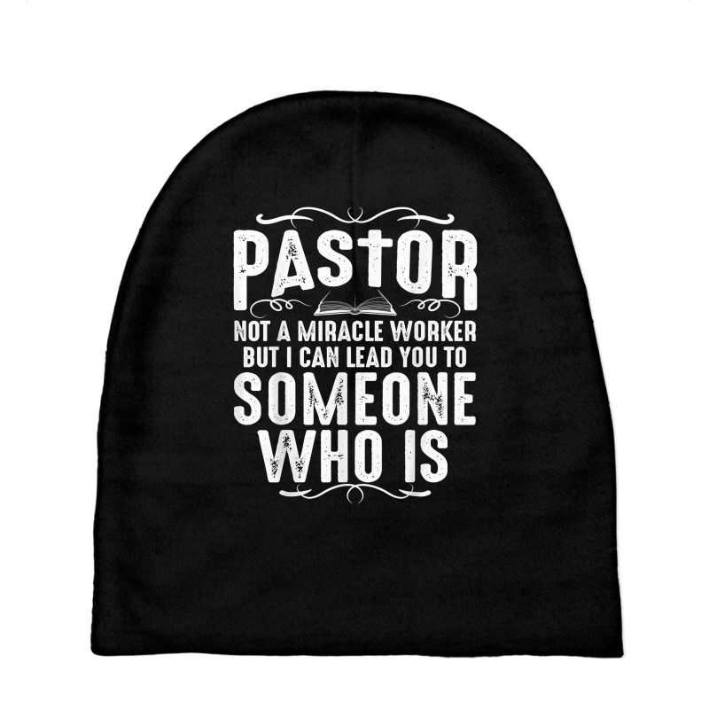 Funny Pastor Gift For Men Cool Christian Church Appreciation T Shirt Baby Beanies by nuzhetanopo | Artistshot