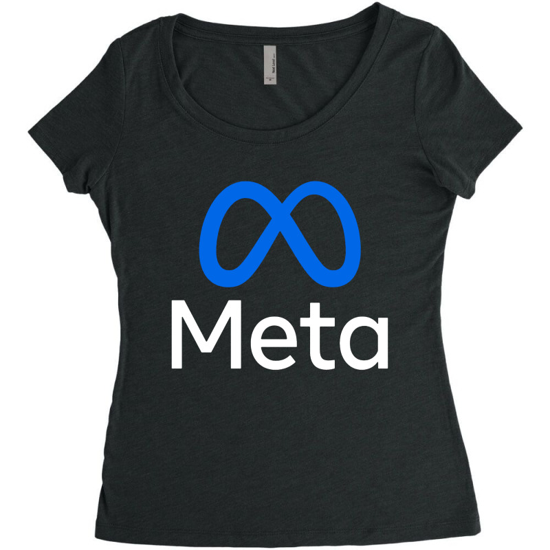 Meta Technology Company Women's Triblend Scoop T-shirt by HotTees | Artistshot