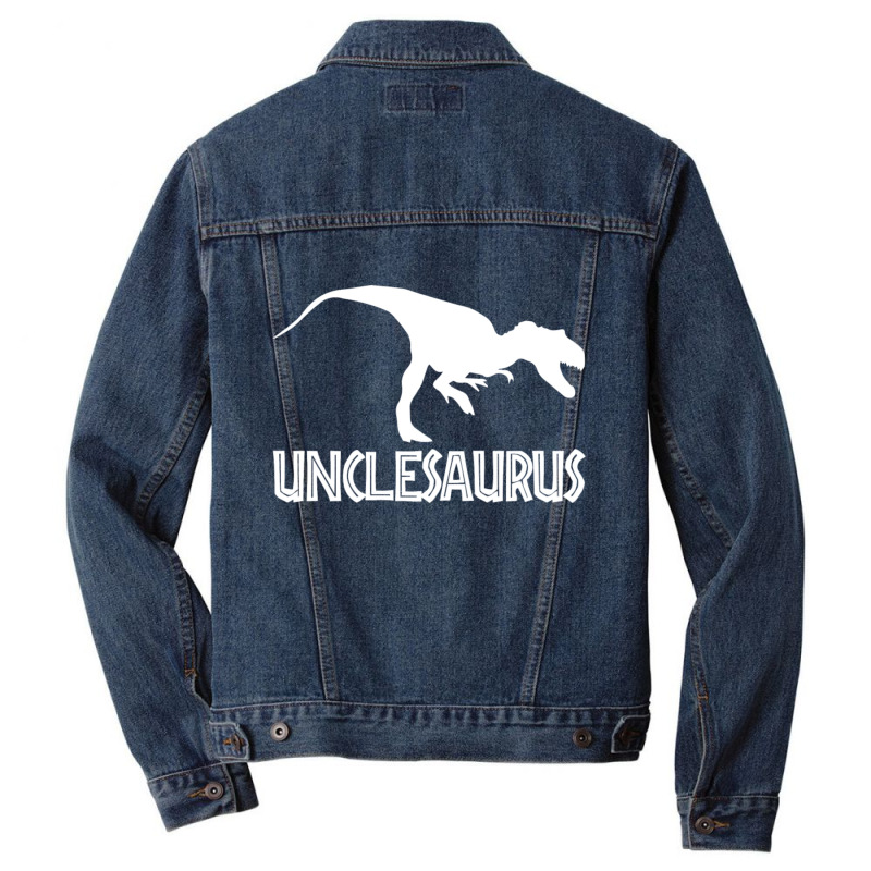 Unclesaurus Dinosaur Men Denim Jacket | Artistshot