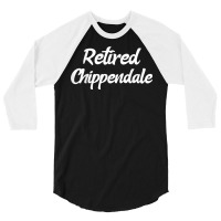 Mens Funny Retired Chippendale, Former Exotic Dancer, Dad Bod T Shirt 3/4 Sleeve Shirt | Artistshot