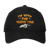 I'm With The Traffic Cone Halloween Couples Costume Womens Adjustable Cap | Artistshot