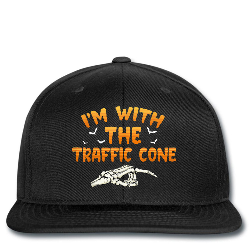 I'm With The Traffic Cone Halloween Couples Costume Womens Printed hat by Fashaza | Artistshot