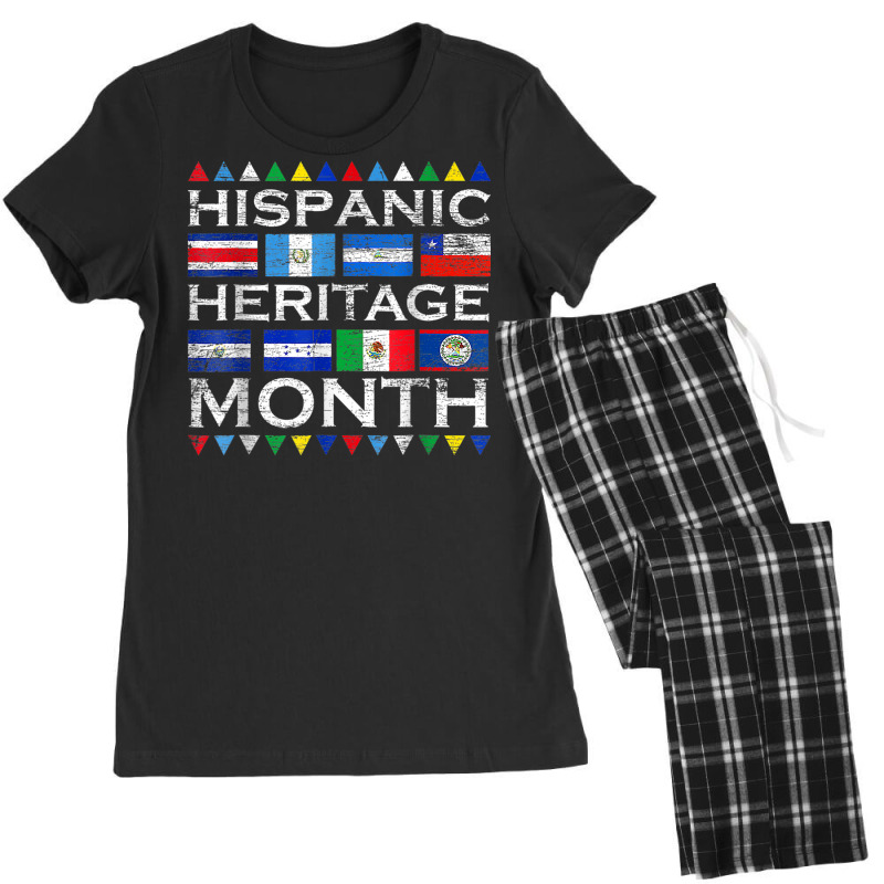 Latin Countries Flag Latino National Hispanic Heritage Month Women's Pajamas Set by Lambent | Artistshot