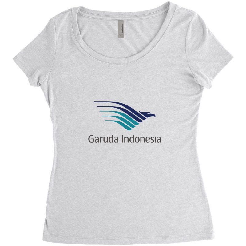 Garuda Indonesia Women's Triblend Scoop T-shirt | Artistshot