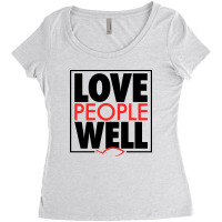 Sweet Fish Love People Well   For Light Women's Triblend Scoop T-shirt | Artistshot