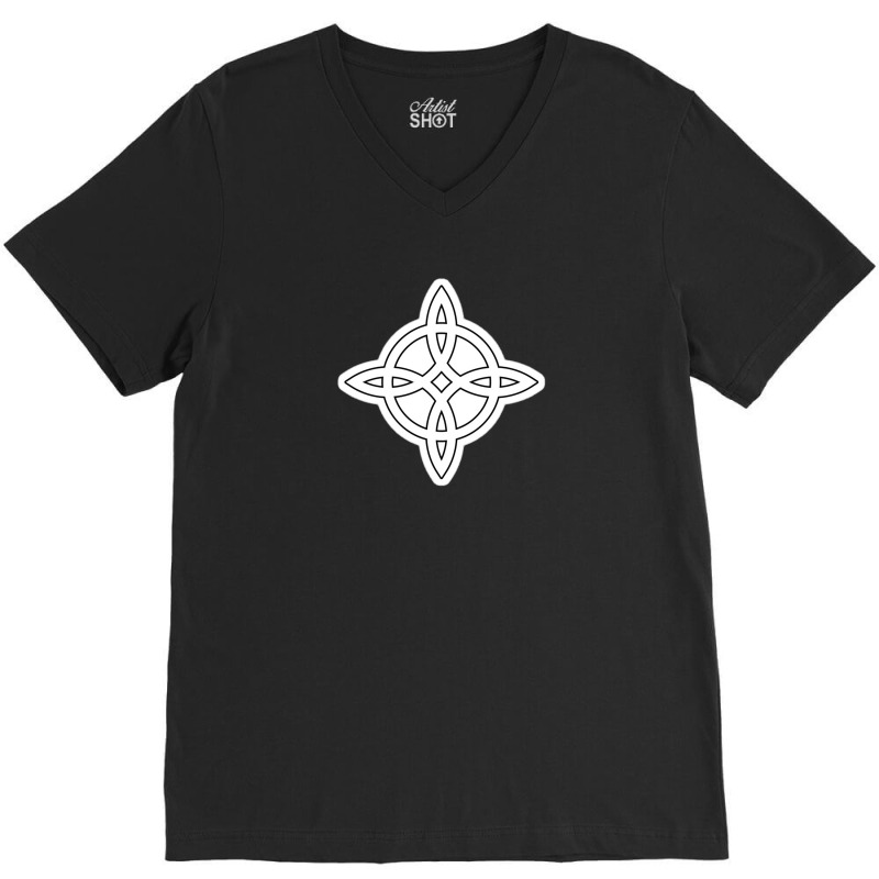 Valknut Odin Wotans Knot Hrungnir Heart Warrior Symbol Vikings 3068324 V-Neck Tee by riska_art | Artistshot