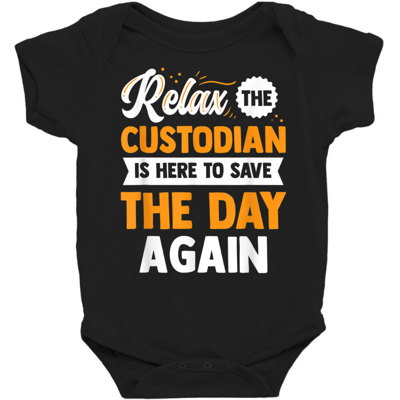 Custodian Custodial Technician Facility Service Baby Bodysuit by Deluxe | Artistshot