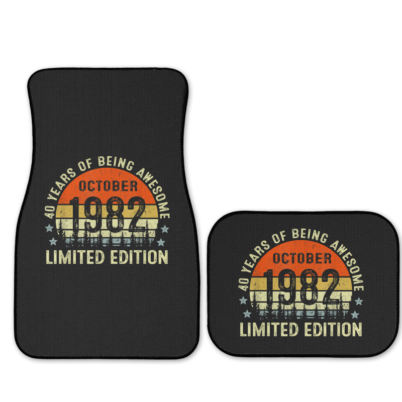 40 Years Old October 1982 Limited Edition 40th Birthday Full Set Car ...