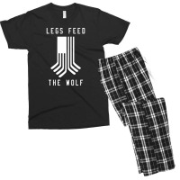 Legs Feed The Wolf Men's T-shirt Pajama Set | Artistshot