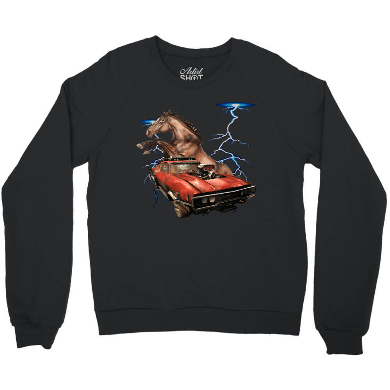 American Muscle Cars - Thunderstorm Car - Auto Mechanic Gift Crewneck Sweatshirt by EdithMcdaniel | Artistshot