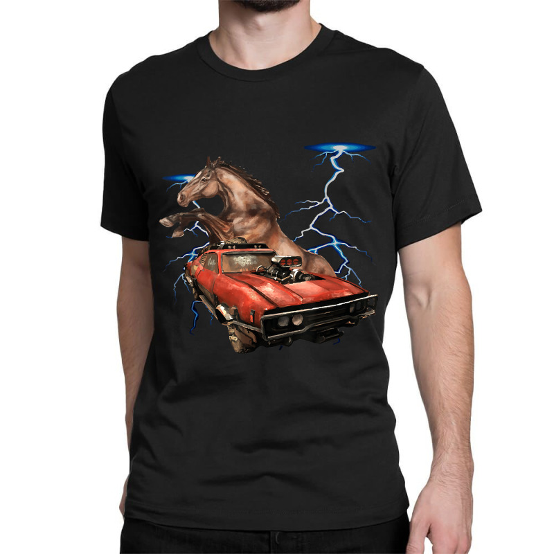 American Muscle Cars - Thunderstorm Car - Auto Mechanic Gift Classic T-shirt by EdithMcdaniel | Artistshot