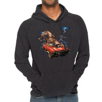 American Muscle Cars - Thunderstorm Car - Auto Mechanic Gift Vintage Hoodie | Artistshot