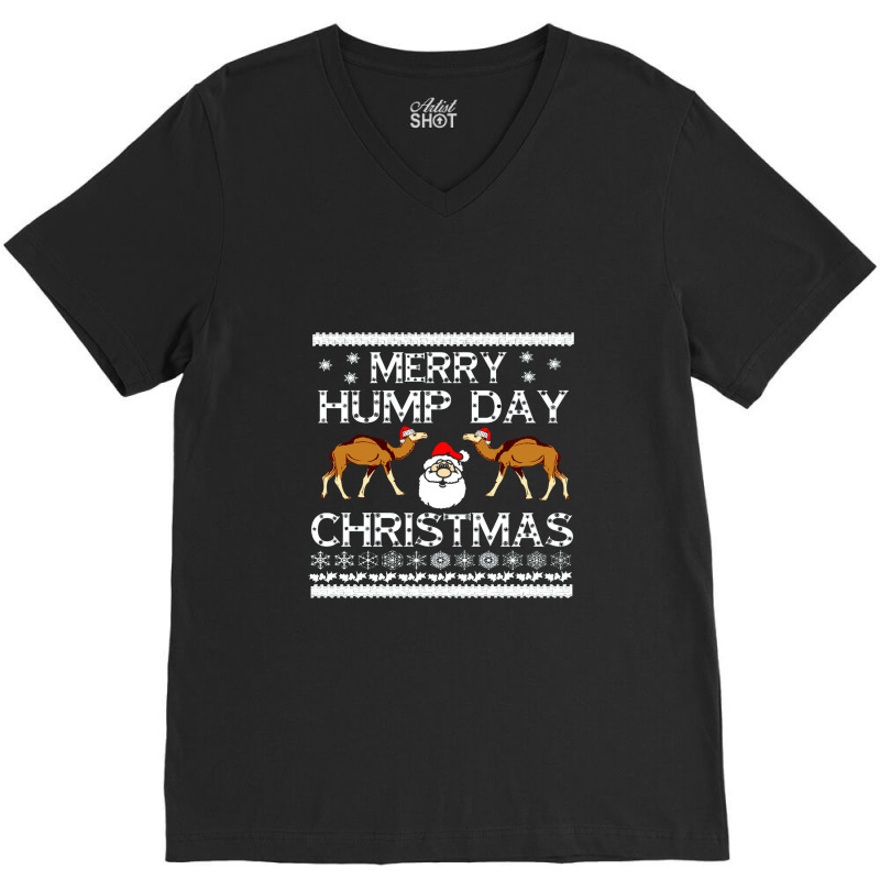 Merry Hump Day Ugly V-neck Tee | Artistshot