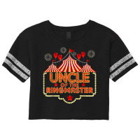 Uncle Of The Birthday Birthday Ringmaster Circus Party B Day T Shirt Scorecard Crop Tee | Artistshot