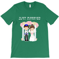 Jewish Wedding Just Married Chuppah Bride Groom T-shirt | Artistshot