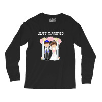 Jewish Wedding Just Married Chuppah Bride Groom Long Sleeve Shirts | Artistshot