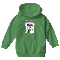 Jewish Wedding Just Married Chuppah Bride Groom Youth Hoodie | Artistshot