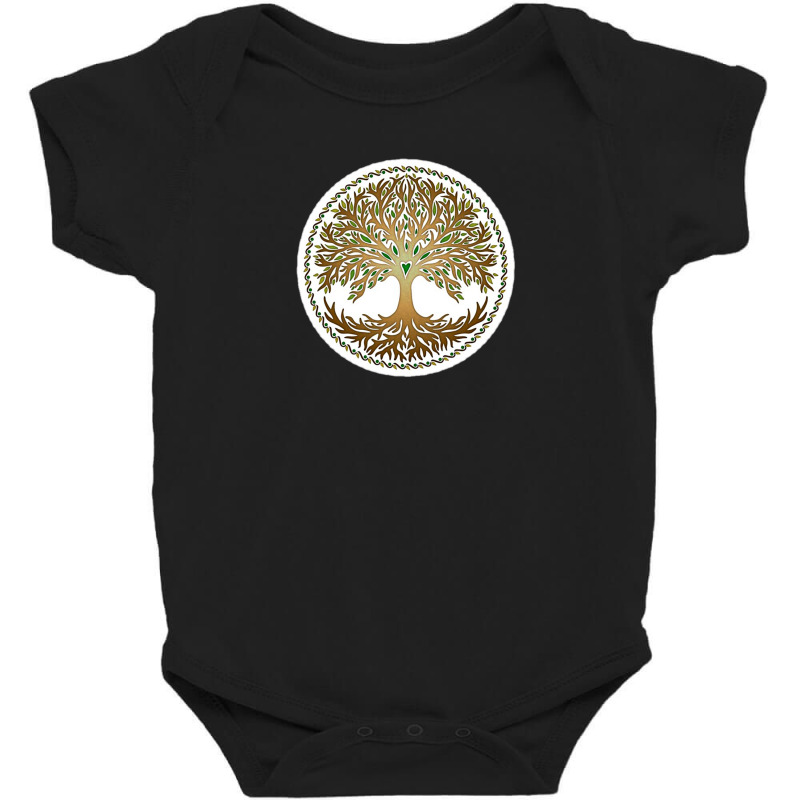 Vegvisir Futhark Runes Navigator Vikings 10945040 Baby Bodysuit by riska_art | Artistshot