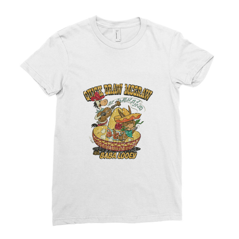 Quick Draw, Cartoons Ladies Fitted T-Shirt by tanahlampang | Artistshot