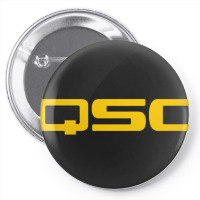 Qsc Orange Subwoofer Pin-back Button | Artistshot