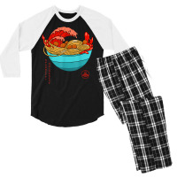 Spaghetti Bolognese   Italian Noodles   Japanese Ramen Style Men's 3/4 Sleeve Pajama Set | Artistshot