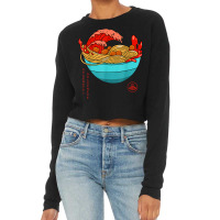 Spaghetti Bolognese   Italian Noodles   Japanese Ramen Style Cropped Sweater | Artistshot