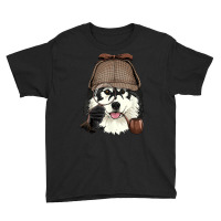 Detective Alaskan Malamute Spy Investigator Husky Dog Lover Youth Tee | Artistshot