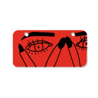 Eye Print Ripped Bicycle License Plate | Artistshot