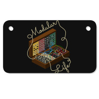 Modular Synthesizer For Synth Player Motorcycle License Plate | Artistshot