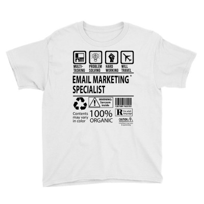 Email Marketing Specialist Youth Tee Designed By Melia Art