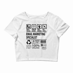 email marketing specialist Crop Top | Artistshot